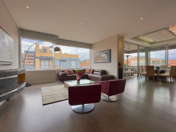 2 SALA PENTHOUSE APARTAMENTO MIRO CALLE 109 CERCA A PARQUE DE LA 93 EXTERIOR EN TU ZONA