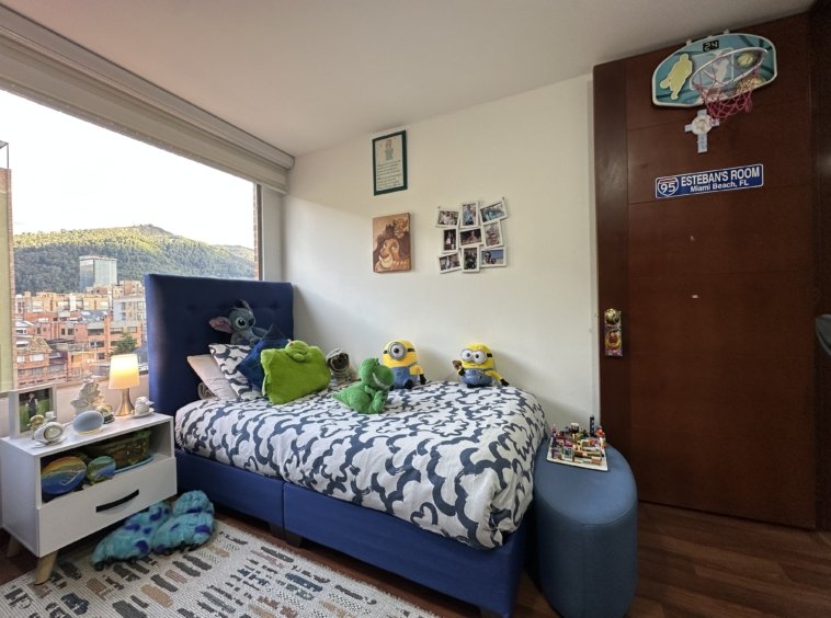 9 APARTAMENTO ALAMEDA DE LOS MOLINOS habitación auxiliar vista cerros orientales barrio santa paula Bogotá